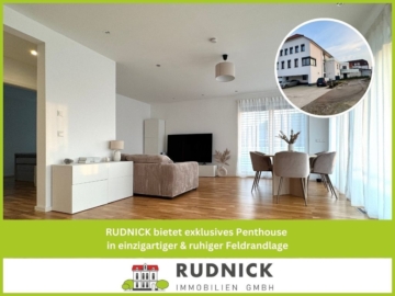 RUDNICK bietet exklusives Penthouse in einzigartiger & ruhiger Feldrandlage, 30826 Garbsen, Penthousewohnung