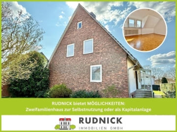 RUDNICK bietet MÖGLICHKEITEN: Zweifamilienhaus zur Selbstnutzung oder als Kapitalanlage, 31535 Neustadt am Rübenberge, Zweifamilienhaus