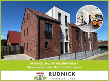 RUDNICK bietet FAMILIENFREUDE – Reihenendhaus mit Platz zum Ankommen, 31515 Wunstorf, Reihenendhaus