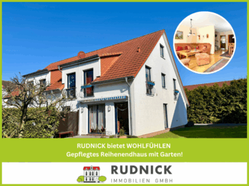 RUDNICK bietet WOHLFÜHLEN – Gepflegtes Reihenendhaus mit Garten!, 31515 Wunstorf, Reihenendhaus