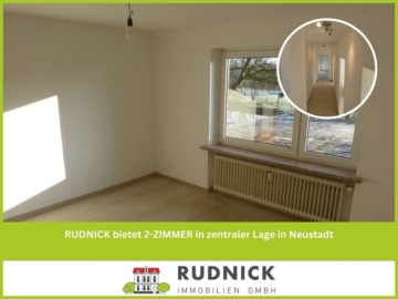 RUDNICK bietet 2-ZIMMER in zentraler Lage in Neustadt, 31535 Neustadt am Rübenberge, Etagenwohnung
