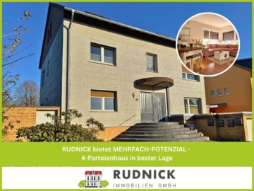 RUDNICK bietet MEHRFACH-POTENZIAL – 4-Parteienhaus in bester Lage, 31515 Wunstorf, Mehrfamilienhaus
