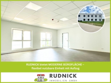 RUDNICK bietet MODERNE BÜROFLÄCHE – flexibel nutzbare Einheit mit Aufzug, 31515 Wunstorf, Büro/Praxis