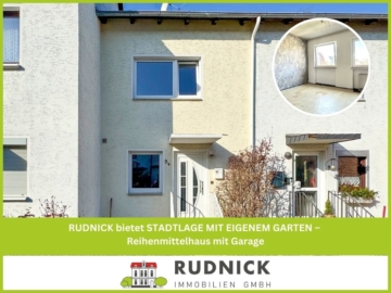 RUDNICK bietet STADTLAGE MIT EIGENEM GARTEN – Reihenmittelhaus mit Garage, 30453 Hannover, Reihenmittelhaus