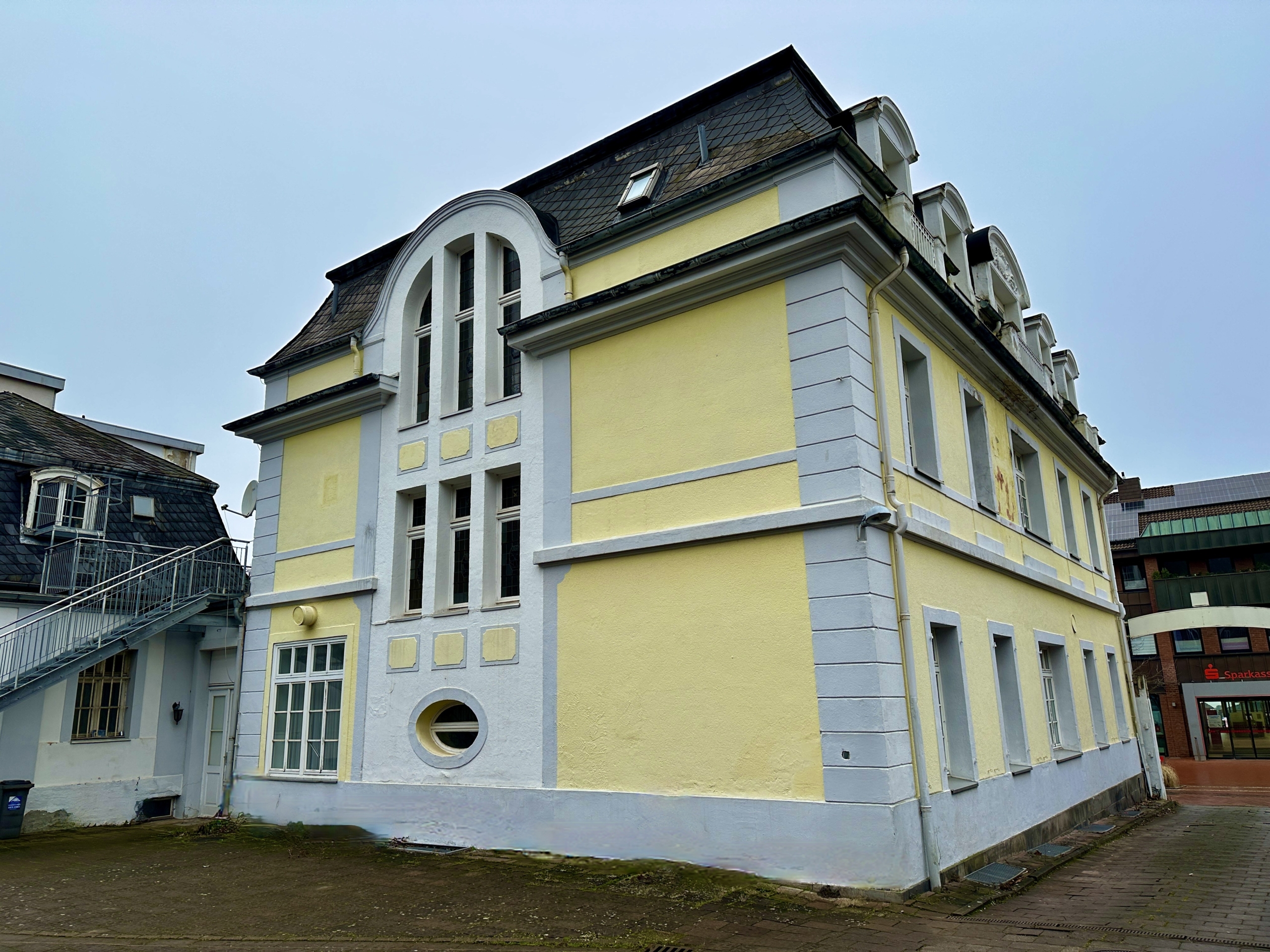 seitliche Ansicht Villa