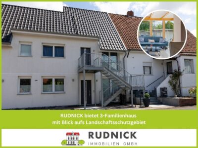 RUDNICK bietet 3-Familienhaus mit Blick aufs Landschaftsschutzgebiet, 31515 Wunstorf, Mehrfamilienhaus