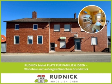 RUDNICK bietet PLATZ FÜR FAMILIE & IDEEN – Wohnhaus mit außergewöhnlichem Grundstück, 31515 Wunstorf, Haus