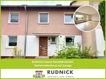 RUDNICK bietet RAUMWUNDER: Reihenmittelhaus mit Garage, 31515 Wunstorf, Reihenhaus