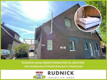 RUDNICK bietet RENDITEKRACHER für MACHER: Frühstückshotel in Steinhude mit Topp Rendite …, 31515 Wunstorf, Renditeobjekt