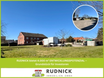 RUDNICK bietet 4.000 m² ENTWICKLUNGSPOTENZIAL – Grundstück für Investoren, 31515 Wunstorf, Grundstück